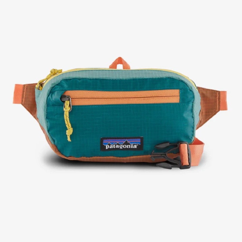 Patagonia Ultralight Black Hole Mini Hip Pack - Patchwork: Current Blue